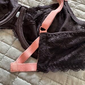 Freya Offbeat Plunge UK 34F/US 34G - Black